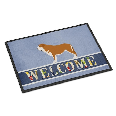Carolines Treasures Mastin Epanol Spanish Mastiff Indoor or Outdoor Mat - 18 x 27 in. BB8349MAT